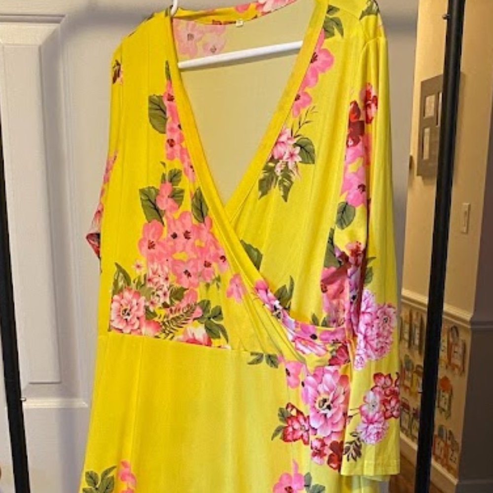 Yellow Floral Maxi